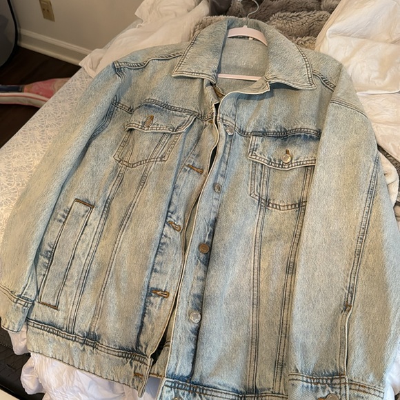 Jean Jacket! Only worn once! - Picture 3 of 7